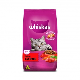Ração Whiskas Gatos Adultos Sabor Carne 10,1 Kg