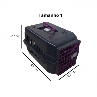 Caixa de Transporte para Cães e Gatos Número 1