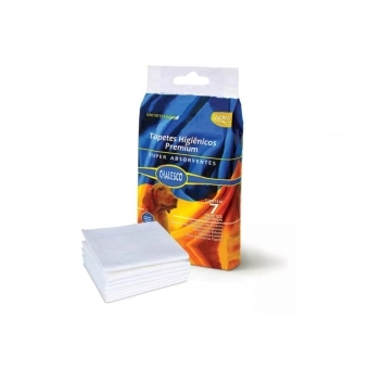 Tapete Higiênico Chalesco 90x60cm para Cães Pacote com 7 un