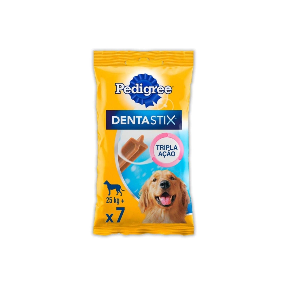 Petisco Pedigree Dentastix Cuidado Oral Cães Adultos 25 Kg com 7 un