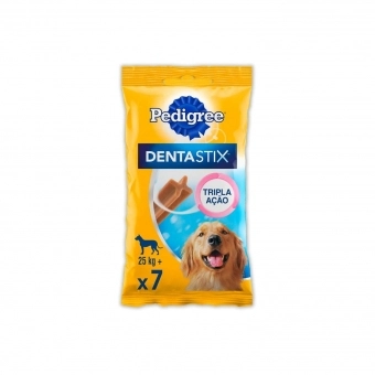 Petisco Pedigree Dentastix Cuidado Oral Cães Adultos 25 Kg com 7 un