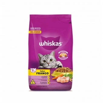 Ração Whiskas Gatos Adultos Sabor Frango 10,1 Kg