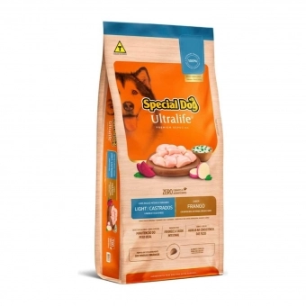 Ração Special Dog Light Castrado Raça Méd/Grande 15 Kg Frango