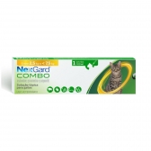 NexGard Combo Antipulgas, Sarna e Vermes para Gatos de 2,5 a 7,5 kg 0,9 ml