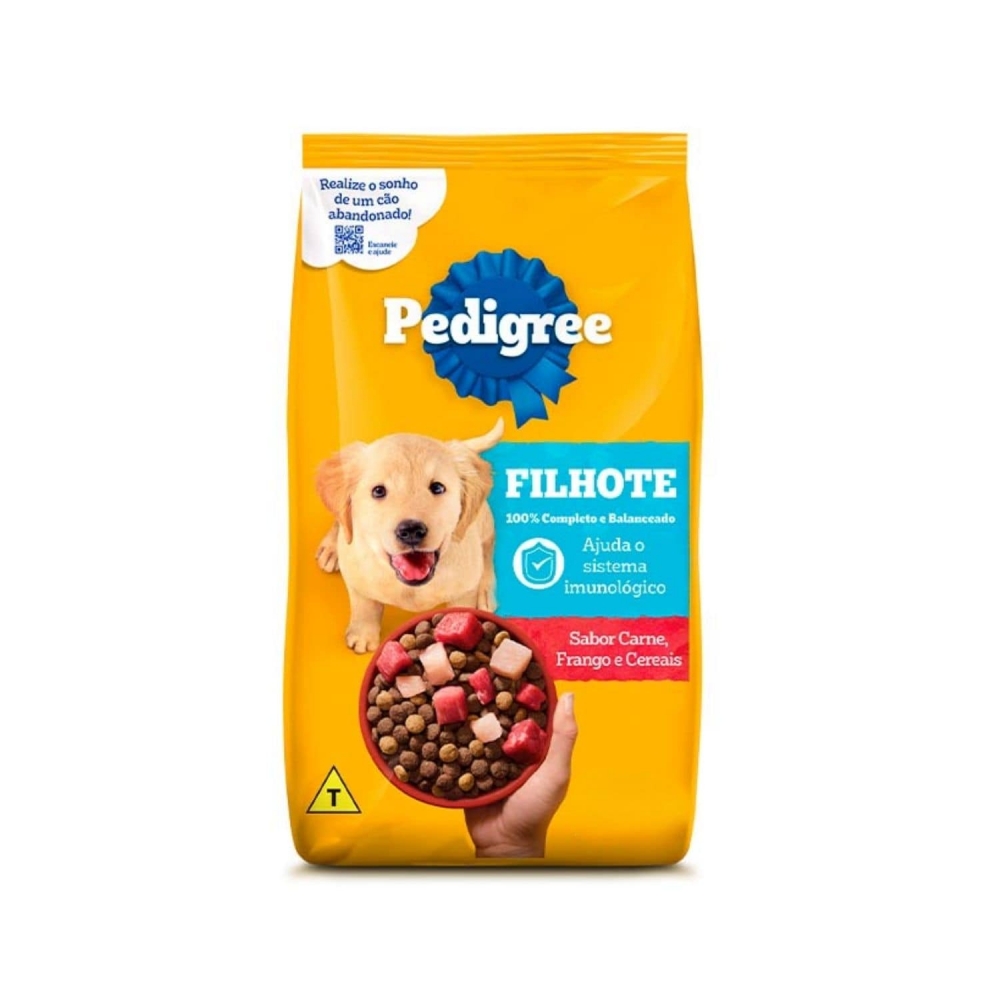 Ração Pedigree Junior Cães Filhotes Carne, Frango e Cereais 15 Kg