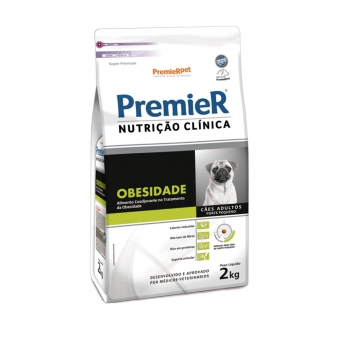 Ração Premier Nutrição Clínica Obesidade Pequeno Porte