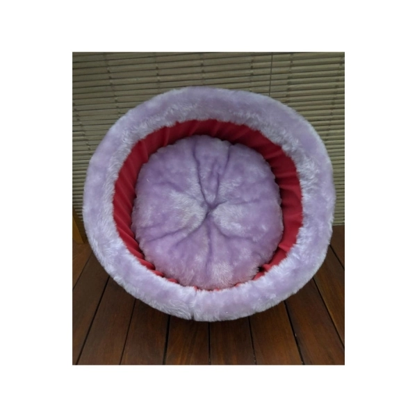 CAMA PARA CÃES E GATOS PETCÃO USHANKA RUSSA REDONDA