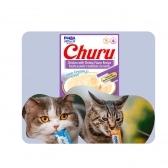 Petisco Churu para Gatos Sabor Frango com Aroma de Camarão - 56 gramas