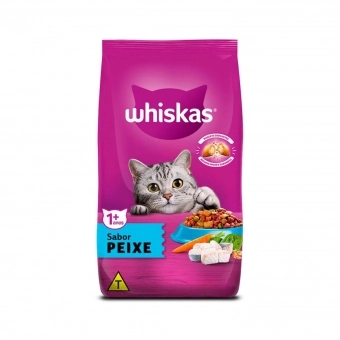 Ração Whiskas Gatos Adultos Sabor Peixe 10,1 Kg