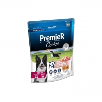Biscoito Premier Cookie Fit Cães Adultos Frango com Batata Doce 250 g