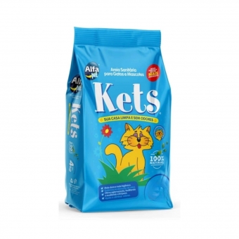 Areia Higiênica Kets para Gatos