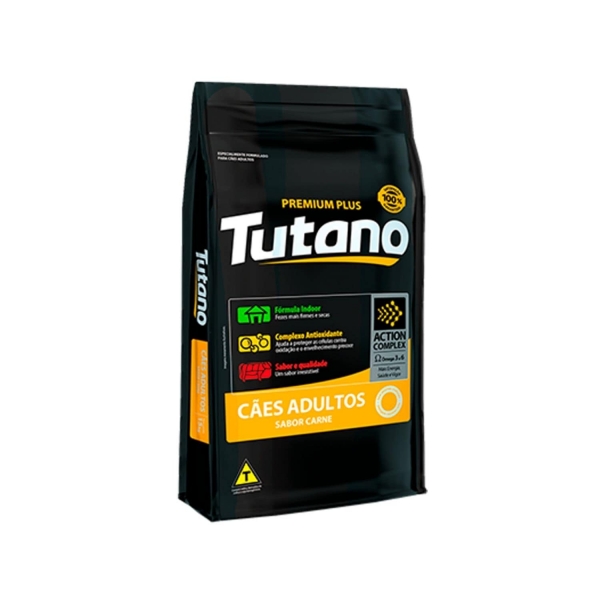 Ração Tutano Cães Adultos Porte Médio e Grande Carne 15 Kg