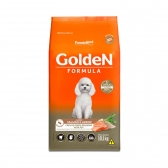 Ração Golden Fórmula Mini Bits Cães Adultos Pequeno Porte Salmão 3 Kg