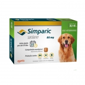 Simparic Antipulgas 80 mg para Cães de 20,1 a 40 kg