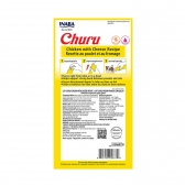 Petisco Churu para Gatos Sabor Frango com Queijo - 56 gramas