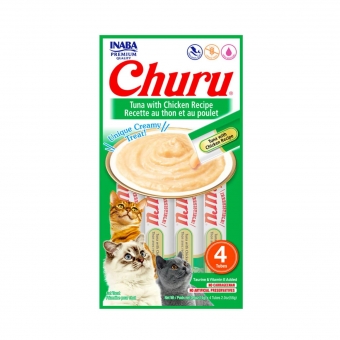 Petisco Churu para Gatos Sabor Atum com Frango - 56 gramas