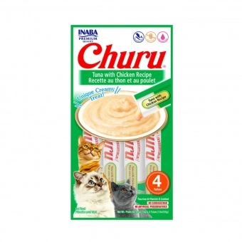 Petisco Churu para Gatos Sabor Atum com Frango - 56 gramas