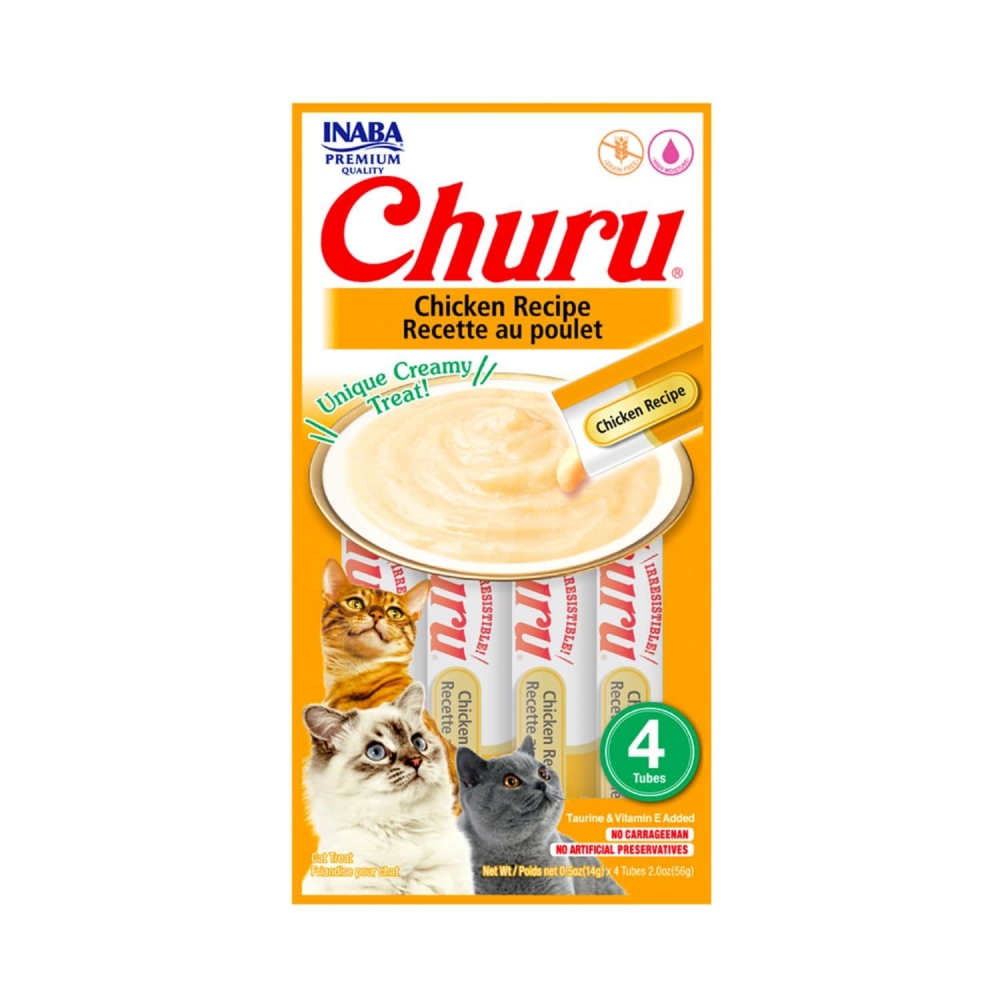 Petisco Churu para Gatos Sabor Frango - 56 gramas