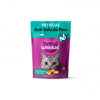 Petisco Whiskas Anti Bola de Pelo para Gatos Adultos