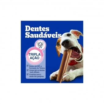Petisco Pedigree Dentastix Cuidado Oral Cães Adultos 10 a 25 Kg com 7 un