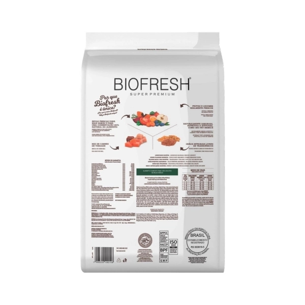 Ração Biofresh Cães Adultos Raças Médias 15 Kg