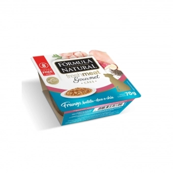 Ração Úmida Fórmula Natural Fresh Meat Gourmet Cães Sabor Frango 70g