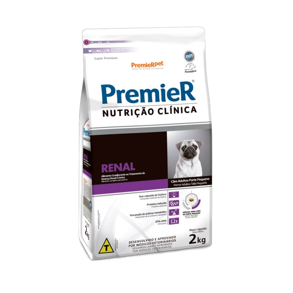 Ração Premier Nutrição Clínica Renal Pequeno Porte