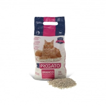 Areia Higiênica ProGato Branco para Gatos 1,8 Kg