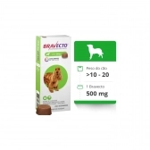 Bravecto Antipulgas e Carrapatos para Cães de 10 a 20kg