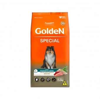 Ração Golden Special Cães Adultos Porte Peq. 15 Kg Fran/Carne