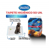 Tapete Higiênico Chalesco 90x60cm para cães com 50 un