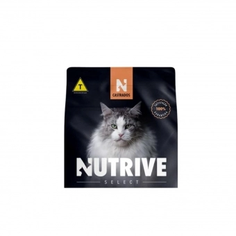 Ração Nutrive Gatos Castrados Sabor Salmão