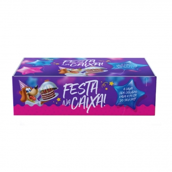 Kit Festa na Caixa para Cães Delícias do Chef com Bolo