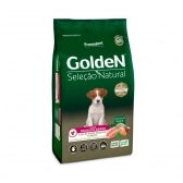 Ração Golden Seleção Natural Mini Bits Cães Filhotes Frango 3 Kg