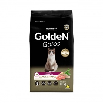 Ração Golden Gatos Castrados Adultos Sabor Frango