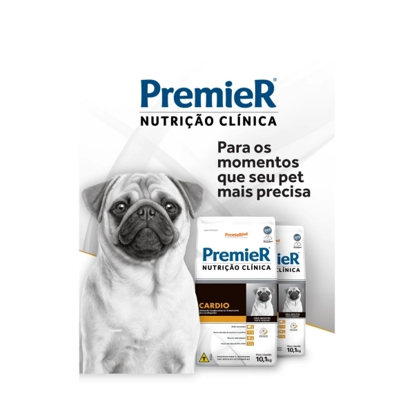 Ração Premier Nutrição Clínica Cardio Cães de Porte Pequeno