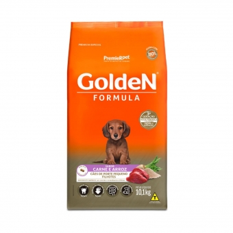 Ração Golden Fórmula Mini Bits Cães Filhotes Pequeno Porte Carne