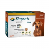 Simparic Antipulgas 20 mg para Cães de 5,1 a 10 kg