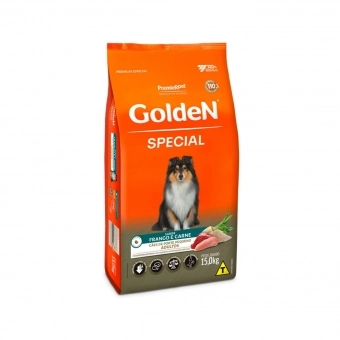Ração Golden Special Cães Adultos Porte Peq. 15 Kg Fran/Carne