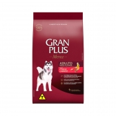 Ração Gran Plus Menu Cães Adultos Porte Médio e Grande Sabor Carne 15 Kg