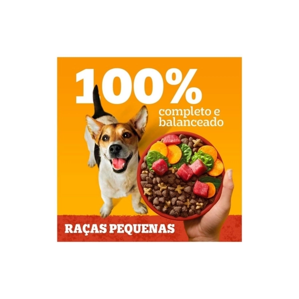 Ração Pedigree Cães Adultos Porte Pequeno 15 Kg Carne e Vegetais
