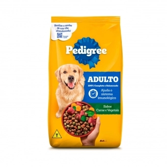 Ração Pedigree Cães Adultos Porte Médio e Grande 15 Kg  Carne e Vegetais