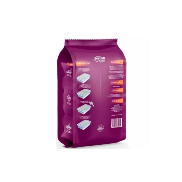 Areia Higiênica Mister Serra Cat Fina Biodegradável 4 Kg