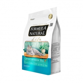 Ração Fórmula Natural Life Gatos Castrados Salmão 1 kg
