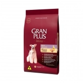 Ração Gran Plus Menu Cão Sênior Mini Sabor Frango e Arroz