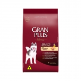 Ração Gran Plus Menu Cães Adultos Porte Médio e Grande Sabor Frango 15 Kg