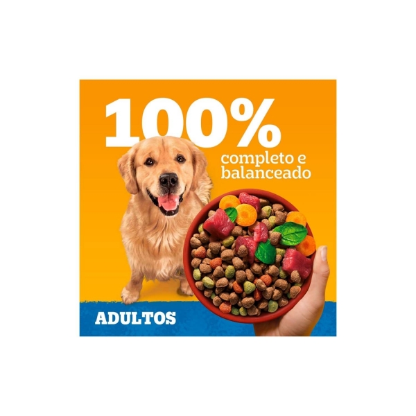 Ração Pedigree Cães Adultos Porte Médio e Grande 15 Kg  Carne e Vegetais