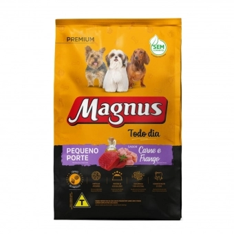 Ração Magnus Todo Dia Cães Adultos Pequeno Porte Carne 15 Kg