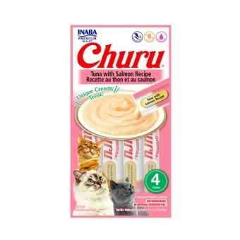 Petisco Churu para Gatos Sabor Atum e Salmão - 56 gramas