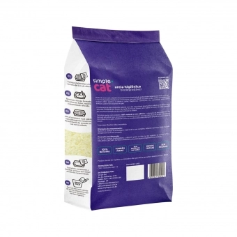 Areia Higiênica Biodegradável para Gatos Grãos Mistos 4 kg
